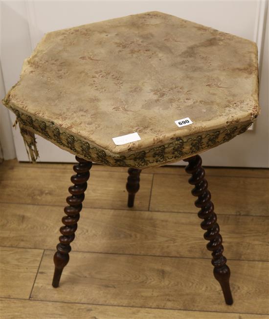 Gypsy table, W.60cm